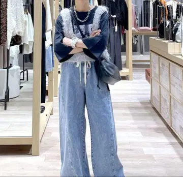 렙심 이지 배기 데님
