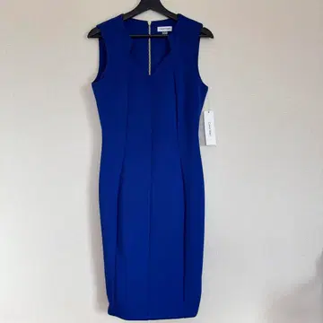 캘빈 클라인 블루 슬리브리스 원피스 사이즈 10