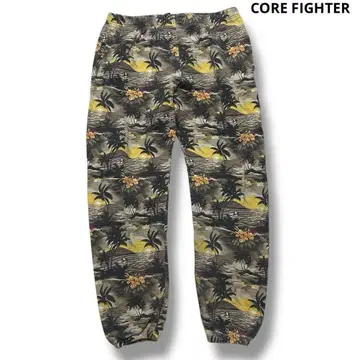 CORE FIGHTER 스웨트 팬츠 올 패턴 알로하 38 캘리포니아 제조