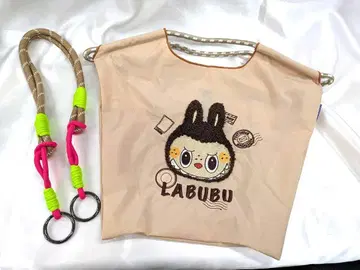LABUBU 에코백 베이지