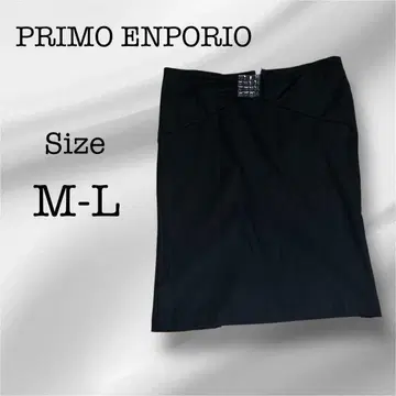 프리모 엠포리오 블랙 타이트 스커트 M-L 슬릿 포멀