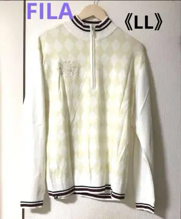 [ 새상품급 ] FILA 다이아몬드 패턴 스웨터 LL