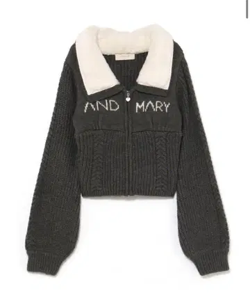 andMary Mary logo zip tops gray