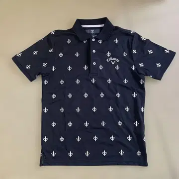 Callaway 골프 셔츠 M 블랙 플로럴