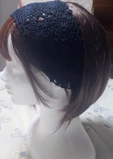피냐코님 오더 제품 태양과 별 이미지 블랙 와이드 헤어밴드
