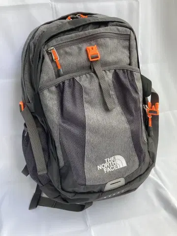 THE NORTH FACE 백팩 그레이/오렌지