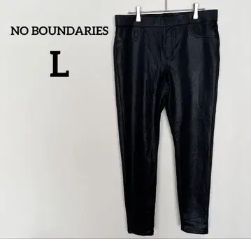 NO BOUNDARIES 블랙 바지 [ L ] 팬츠 포켓 남녀 공용
