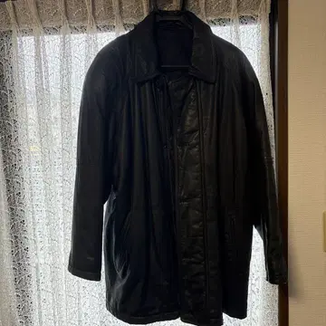90s 가죽 자켓 롱 가죽 코트