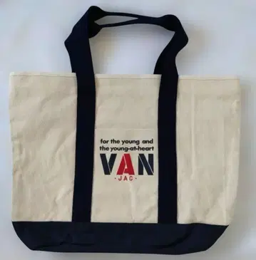 VAN JAC 토트백 아이보리/네이비