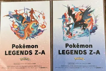 Pokmon LEGENDS Z-A 출시 기념 오리지널 스티커 2장 세트