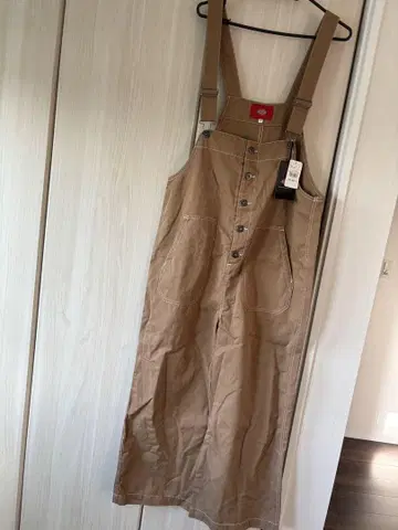 dickies 오버롤 살로펫 베이지 작업복 L 사이즈