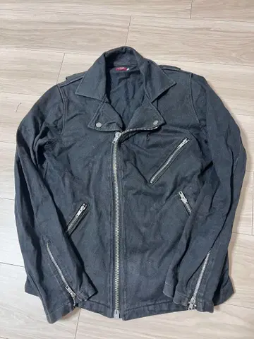 Dickies 더블 라이더 자켓 블랙