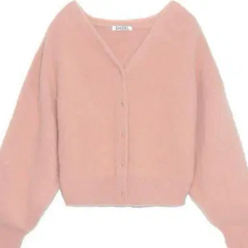 SNIDEL 라쿤 니트 가디건 CORAL