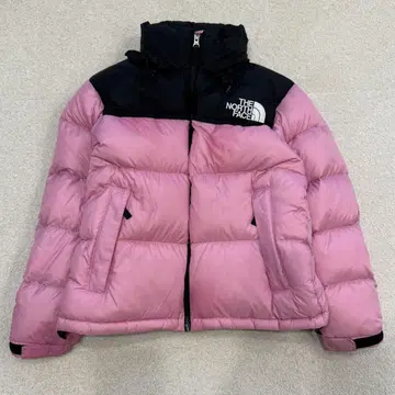 THE NORTH FACE 다운 자켓 핑크 블랙