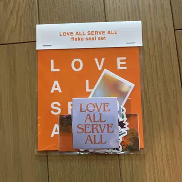 후지이 카제 LOVE ALL SERVE ALL 플렉 스티커