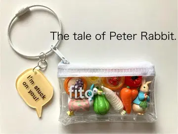 가챠 파우치 피터래빗 메지루시 액세서리 야채파이 tea 미니어처