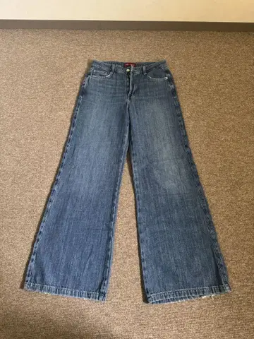 ZARA WIDE LEG 하이웨스트 청바지