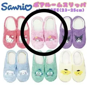 산리오 룸슈즈 23cm~25cm 룸 슬리퍼 마이멜로디