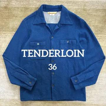 [새상품급] [레어] TENDERLOIN 울 긴팔 셔츠 36