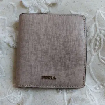 FURLA 접이식 지갑 베이지