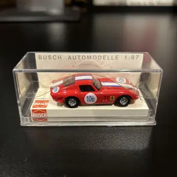 BUSCH 1:87 스케일 미니카 Ferrari GTO 250