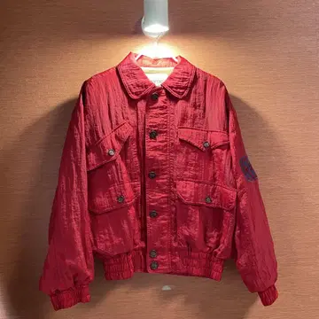 90s pia sports Vintage jacket red