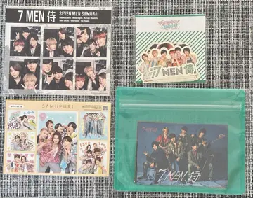 7 MEN 사무라이 스티커 4개 세트