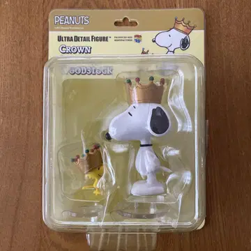 미개봉 메디콤토이 PEANUTS SNOOPY&WOODSTOCK 왕관
