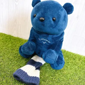 캘러웨이 곰 골프헤드커버 드라이버용 봉제 인형 곰 베어 네이비