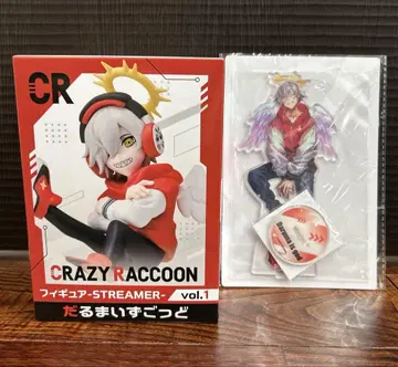 GIGO Crazy Raccoon 피규어 달마 아크릴 스탠드 CR