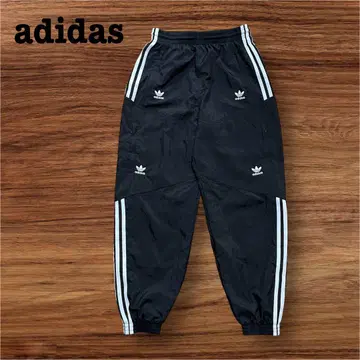 adidas 아디다스 나일론 트랙 팬츠 블랙 여성용 M