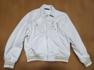 ZARA 화이트 바시티 자켓 아우터