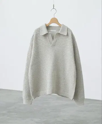 MELANGE SKIPPER KNIT POLO