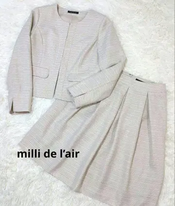 밀리데레셋업 노카라 자켓&스커트 입학식 졸업식