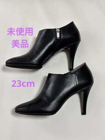 [ 미사용 새상품급 ] MEDA 메다 블랙 가죽 부티