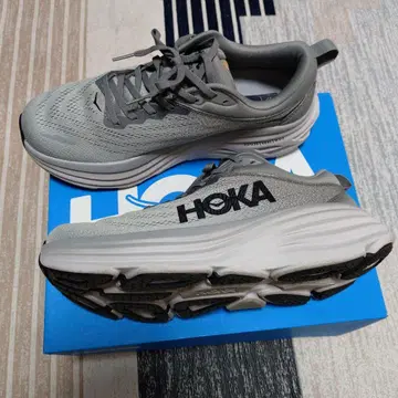 [새상품급] HOKA 호카 BONDI8 본다이8 27.5cm 그레이
