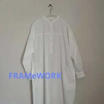 FRAMeWORK 프레임워크 코튼 원피스 화이트