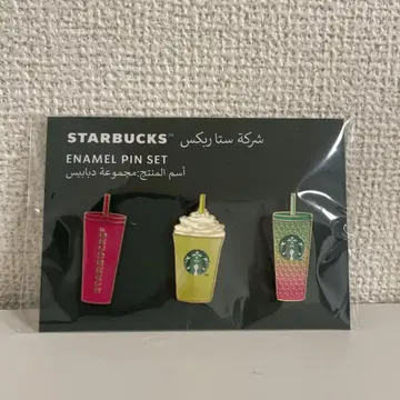이집트 한정판 스벅 STARBUCKS ENAMEL PIN SET