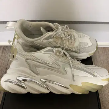 화이트 메쉬 스니커즈 in god we trust 이탈리아