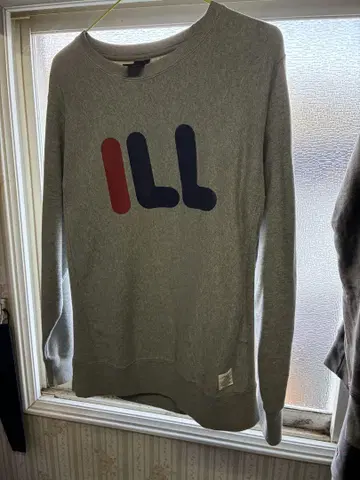 APPLEBUM 그레이 ILL 프린트 트레이닝복
