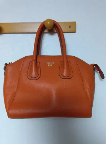 주케로 휠라토 천연 가죽 백 오렌지