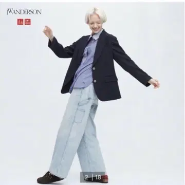 JW ANDERSON 유니클로 릴랙스 페인터 팬츠