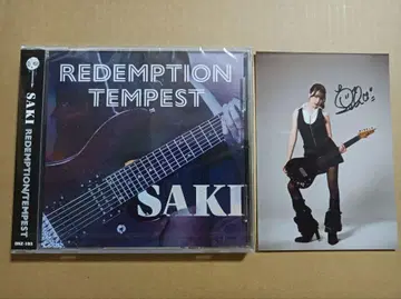 SAKI CD REDEMPTION / TEMPEST 친필 사인 포함 사진