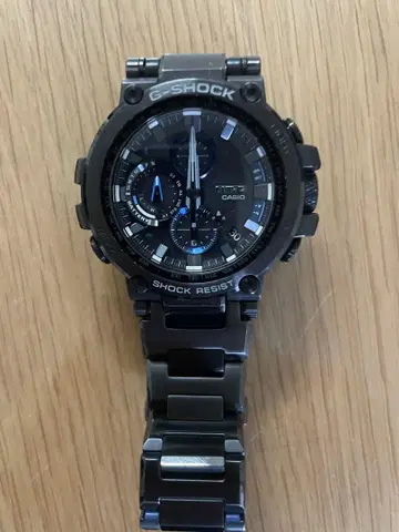 G-SHOCK MT-G 블랙 스테인리스