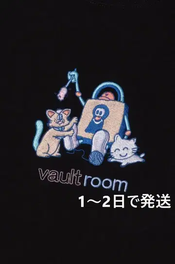 vaultroom x nqrse TEE / BLACK 사이즈 M