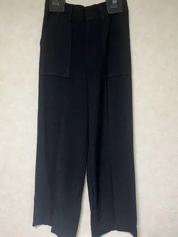 [새상품] 파시오네 블랙 와이드 팬츠 큰 포켓 부착