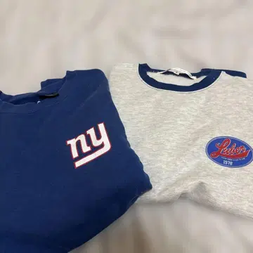 NY 로고 트레이닝복과 Luber 로고 트레이닝복 세트