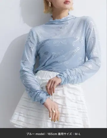 오리지널 프린트 시어 탑
