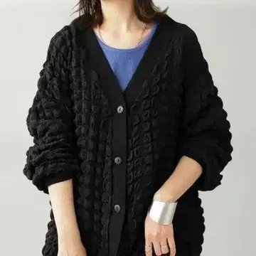 현행 모델 새상품급 안티카 가디건 포코포코 블랙 즉시 멋쟁이