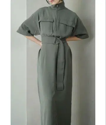 새상품 CLANE HALF ZIP MILITARY ONE PIECE 0